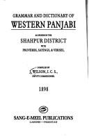 Grammar and dictionary of western Panjabi by Wilson, James Sir, Wilson, J.