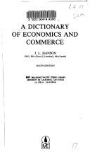 A dictionary of economics and commerce