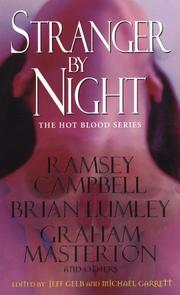 Cover of: Stranger By Night (The Hot Blood Series) by Jeff Gelb, Michael Garrett