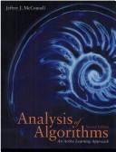 Analysis of Algorithms by Jeffrey J. McConnell