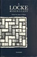Cover of: A Locke Miscellany