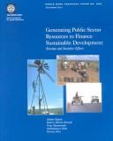 Generating public sector resources to finance sustainable development : revenue and incentive effects