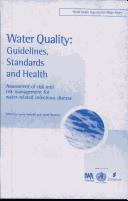 Water quality : guidelines, standards and health : assessment of risk and risk management for water-related infectious disease