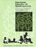 Cover of: Emergent literacy in kindergarten: a review of the research and related suggested activities and learning strategies