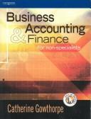 Business accounting and finance : for non-specialists