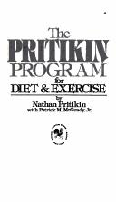 Cover of: The Pritikin program for diet& exercise