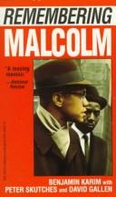 Cover of: Remembering Malcolm