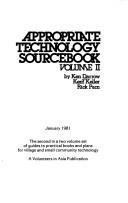 Cover of: Appropriate technology sourcebook, volume II