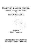 Cover of: Something about poetry: selected lectures and essays