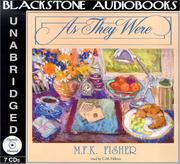 Cover of: As They Were by M. F. K. Fisher