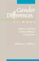 Cover of: Gender differences at work: women and men in nontraditional occupations