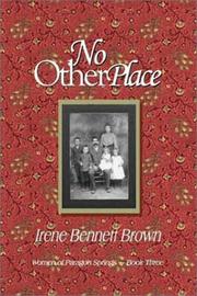 Cover of: No other place