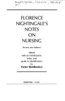 Florence Nightingale's notes on nursing