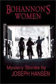 Cover of: Bohannon's women: mystery stories