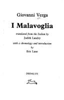 Cover of: I Malavoglia