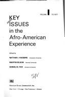 Cover of: Key Issues in the Afro-American Experience, Volume I to 1877 (Key Issues in the Afro-American Experience)