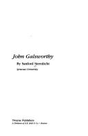 Cover of: John Galsworthy