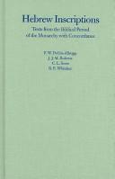 Cover of: Hebrew inscriptions | F. W. Dobbs-Allsop
