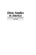 Ethnic families in America : patterns and variations