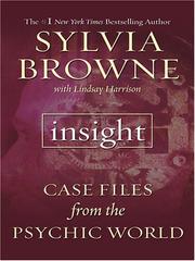 Cover of: Insight: Case Files from the Psychic World