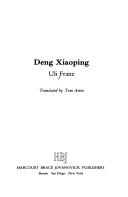 Cover of: Deng Xiaoping by Uli Franz