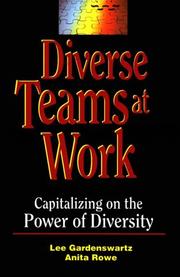 Cover of: Diverse teams at work: capitalizing on the power of diversity