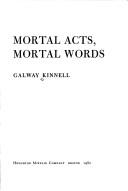 Cover of: Mortal acts, mortal words