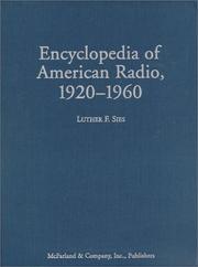 Cover of: Encyclopedia of American radio, 1920-1960