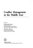Cover of: Conflict management in the Middle East |