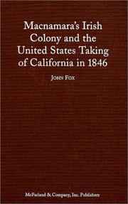 Macnamara's Irish colony and the United States taking of California in 1846