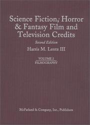 Cover of: Science Fiction, Horror and Fantasy Film and Television Credits: Filmography