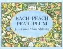 Each peach pear plum