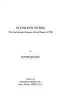 Decision in Vienna by Edward Chászár