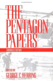 Cover of: The Pentagon Papers