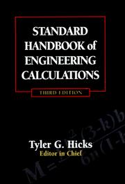 Standard handbook of engineering calculations