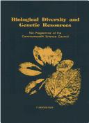 Biological diversity and genetic resources
