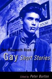 Cover of: The mammoth book of gay short stories