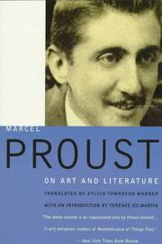 Marcel Proust on art and literature, 1896-1919 by Marcel Proust