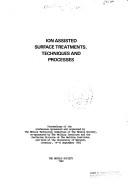 Ion Assisted Surface Treatment, Techniques, and Processes (Book (Metals Society)) by Welding Institute.