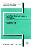 Joint Meeting on the Impact of Structural Adjustment in the Public Services (Efficiency, Quality Improvement and Working Conditions), Geneva, 24-30 May 1995 : final report