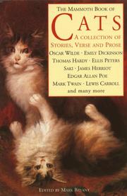 Cover of: The mammoth book of cats: a collection of stories, verse, and prose