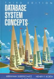 Cover of: Database system concepts by Abraham Silberschatz