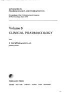 Advances in pharmacology and therapeutics : proceedings of the 7th International Congress of Pharmacology, Paris, 1978