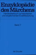 Cover of: Enzyklopädie des Märchens: Handwörterbuch zur historischen und vergleichenden Erzählforschung