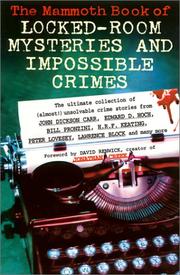 Cover of: The Mammoth Book of Locked-Room Mysteries and Impossible Crimes