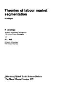 Cover of: Theories of Labour Market Segmentation: A Critique