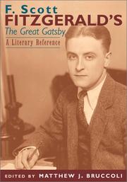Cover of: F. Scott Fitzgerald's The great Gatsby: a literary reference
