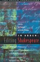In Arden : editing Shakespeare : essays in honour in Richard Proudfoot