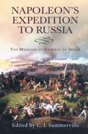 Cover of: Napoleon's expedition to Russia