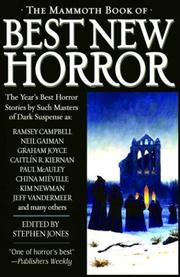 Cover of: The Mammoth Book of Best New Horror, Vol. 14 by Stephen Jones